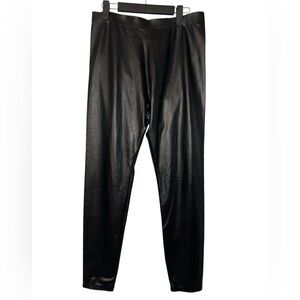 HUE Faux Leather Leggings